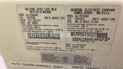 GE AMX4 Model 46-31516162 *Mfd 1992* Mobile X-Ray with Key (Powers Up) *352469WK1* - 8