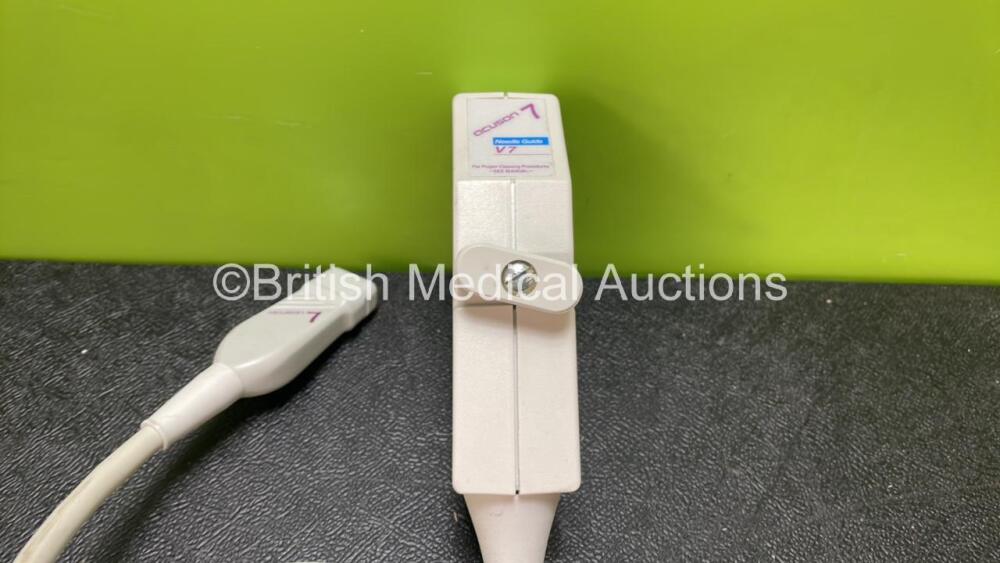 Acuson 7 Needle Guide V7 Ultrasound Transducer / Probe *SN 50202078 ...