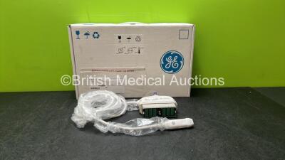 GE 12S-D Ultrasound Transducer / Probe *Mfd - 11/2021* in Case (Unused in Box, Quality Assurance Seal Cut for Photo Purposes - See Photo for Uncut Seal)