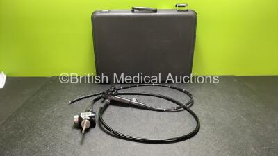 Olympus GIF 1T240 Video Gastroscope in Carry Case - Engineer's Report : Optical System -No Fault Found, Angulation -No Fault Found, Insertion Tube - No Fault Found, Light Transmission - No Fault Found *SN 2730390*