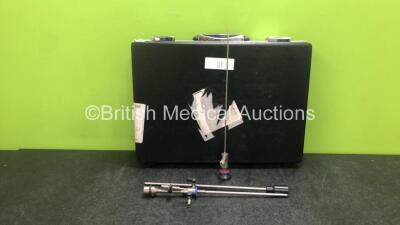 Olympus A4674A Cystoscope with Sheath in Case - Engineer's Report : Optical System - No Fault Found, Insertion Tube - No Fault Found, Light Transmission - No Fault Found