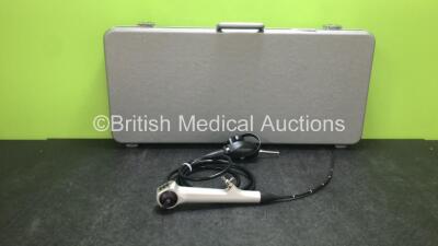 Karl Storz 11272VN Video Cystoscope in Case - Engineer's Report : Optical System - Unable to Check, Angulation - No Fault Found, Insertion Tube - Kinked, Light Transmission - No Fault Found, Leak Check - Unable to Check