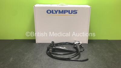 Olympus GIF-H260 Video Gastroscope in Case - Engineer's Report : Optical System - No Fault Found, Angulation - No Fault Found, Insertion Tube - No Fault Found, Light Transmission - No Fault Found, Channels - No Fault Found, Leak Check - No Fault Found *28