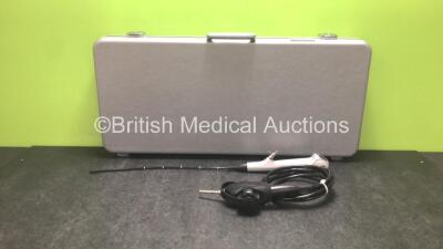 Karl Storz 11272VN Video Cystoscope in Case - Engineer's Report : Optical System - Unable to Check, Angulation - No Fault Found, Insertion Tube - Rucked, Light Transmission - No Fault Found, Leak Check - Unable to Check