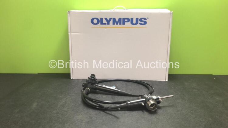 Olympus GIF-XP260 Video Gastroscope in Case - Engineer's Report : Optical System - No Fault Found, Angulation - No Fault Found, Insertion Tube - No Fault Found, Light Transmission - No Fault Found, Channels - No Fault Found, Leak Check - No Fault Found *2