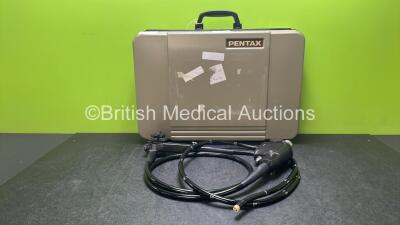 Pentax EC-3885LK Video Colonoscope in Case - Engineer's Report : Optical System - No Fault Found, Angulation - No Fault Found, Insertion Tube - No Fault Found, Light Transmission - No Fault Found, Channels - No Fault Found, Leak Check - No Fault Found *A