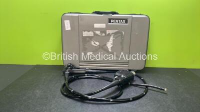 Pentax EC-3885LK Video Colonoscope in Case - Engineer's Report : Optical System - No Fault Found, Angulation - No Fault Found, Insertion Tube - No Fault Found, Light Transmission - No Fault Found, Channels - No Fault Found, Leak Check - No Fault Found *A