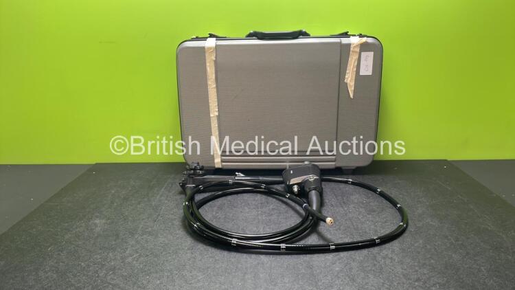 Pentax EC-3885LK Video Colonoscope in Case - Engineer's Report : Optical System - No Fault Found, Angulation - No Fault Found, Insertion Tube - No Fault Found, Light Transmission - No Fault Found, Channels - No Fault Found, Leak Check - No Fault Found *A