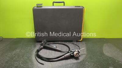 Olympus GIF XP260AN Video Gastroscope in Carry Case - Engineer's Report : Optical System - No Fault Found, Light Transmission - No Fault Found, Angulation - Not Reaching Speching Specification, To Be Adjusted, Insertion Tube - No Fault Found, Leak Check-