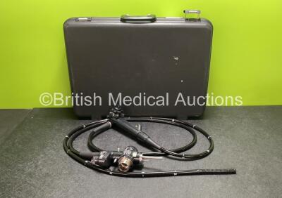 Olympus CF-Q260DL Video Colonoscope in Case - Engineer's Report : Optical System - Ok, Angulation - Strained and Not Reaching Specification, Insertion Tube - No Fault Found, Light Transmission - No Fault Found *SN 2710779*