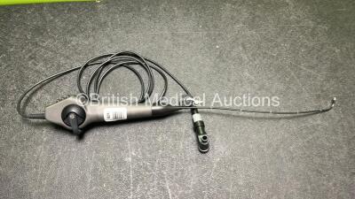 Karl Storz 11102 CM Video Pharyngoscope in Carry Case - Engineer's Report : Optical System - Unable to Check, Light Transmission Unable to Check, Angulation - No Fault Found, Insertion Tube - No Fault Found *SN 67061* - 2