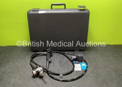 Olympus PCF 240 S Video Sigmoidoscope In Carry Case - Engineer's Report : Optical System - No Fault Found , Light Transmission - No Fault Found, Angulation - Not Reaching Specification, To Be Adjusted, Insertion Tube - No Fault Found, Accessories 1 x Wate