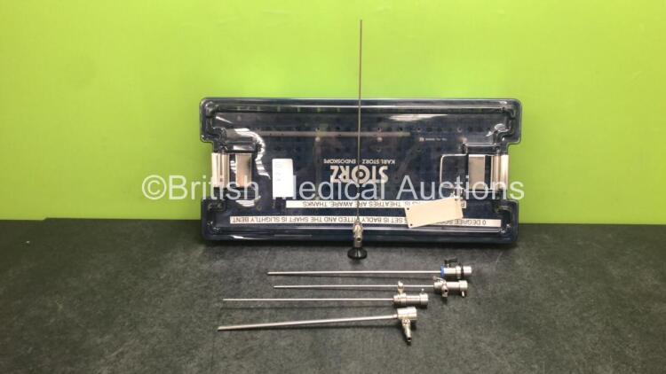 Karl Storz 26120 BA 30 Degree Rigid Scope with 5 x Various Sheaths - Engineer's Report : Optical System - No Fault Found, Insertion Tube - No Fault Found, Light Transmission - No Fault Found