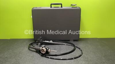 Olympus GIF-H260 Video Gastroscope in Carry Case - Engineer's Report : Optical System - Ok, Angulation - Not Reaching Specification, To Be Adjusted, Insertion Tube - No Fault Found, Light Transmission - No Fault Found, Accessories- 1 x Waterproof Cap *SN