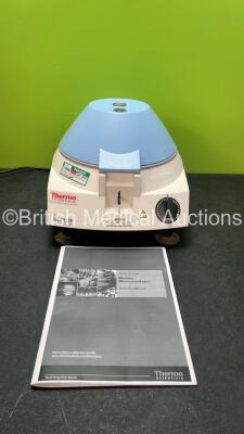 Thermo IEC Medilite Microcentrifuge Unit (Powers Up) *SN 020Z447068-0Z*