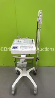 Mortara ELI 250c ECG Machine on Stand with 10 Lead ECG Leads (Powers Up) *S/N 200170578*