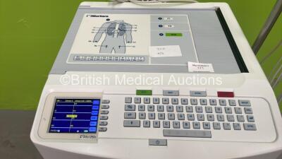 Mortara ELI 250c ECG Machine on Stand with 10 Lead ECG Leads (Powers Up) *S/N 200170578* - 2