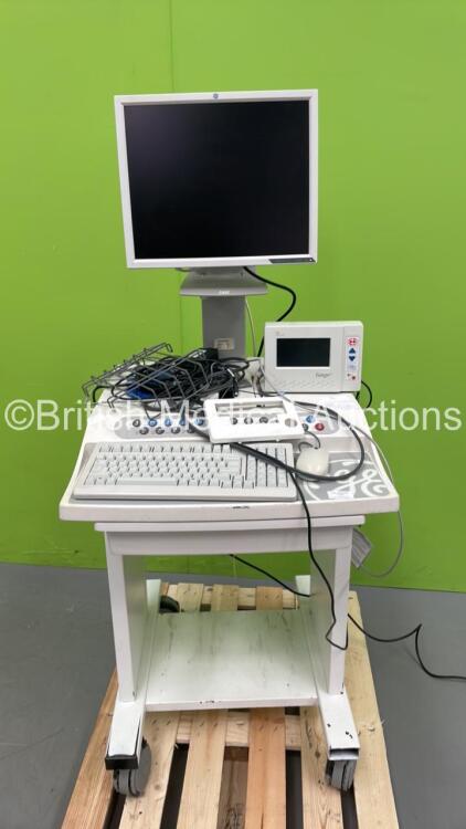 GE Case Stress Test Machine with Tango+ Monitor (Powers Up - HDD REMOVED - All Wheels Damaged)