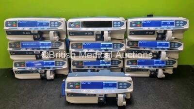 10 x BD Alaris Plus GH Syringe Pumps *S/N 270052477 / 272038041/200027941 /272035299 / 272038048 / 272038047 / 272038038 / 272030253 / 272030260 / 200027939*