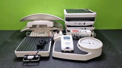 Mixed Lot Including 2 x Seca Baby Weighing Scales 4 x Seca Weighing Scales, 1 x Marsden Weighing Scales, 1 x Tanita Weighing Scales and 1 x Protime Microcoagulation Station System