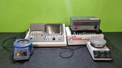 Job Lot Including 1 x Grason-Stadler GSI 33 Middle Ear Analyzer, 1 x Consort Microcomputer Electrophoresis Power Supply, 1 x Luckham Model R100 Rotatest Shaker, 1 x Heidolph MR3003 Unit and 1 x Electromantle Heater