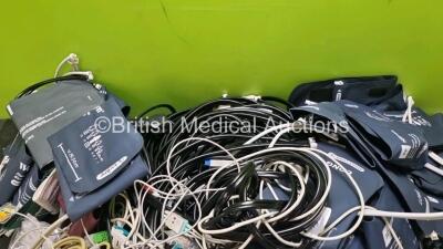 Job Lot of Various Patient Monitoring Cables - 2