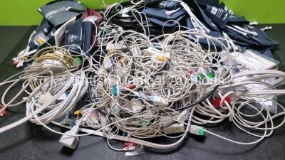 Job Lot of Various Patient Monitoring Cables - 3