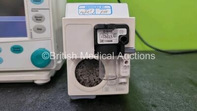 GE Datex Ohmeda F-CM1-04 Anaesthesia Monitor Including (Powers Up)) 1 x E-PRESTN-00 Module with ECG, SpO2, NIBP, T1, T2, P1 and P2 Options and 1 x GE Gas Module Type E-CAi0V-00 with Spirometry Options and D-Fend Water Trap *SN 6133958 / 6115712 / 6597810* - 4