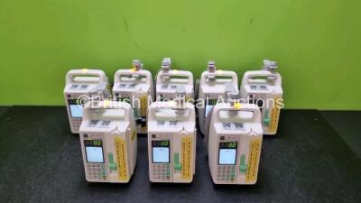 8 x Sino Medical SN-1800V Infusion Pumps *Mfd 2020*(All Power Up) *SN 0496200526A06346 / 0496200513A03019 / 0496200519A04858 / 0496200519A04151 / 0496200525A05922 / 0496200420A01813 / 0496200525A05732 / 0496200526A6561*