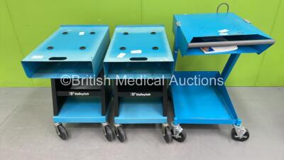 3 x Valleylab Trolleys