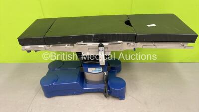 Maquet Alphamaxx 1133.12B3 Electric Operating Table with Cushions and Controller (Powers Up - Incomplete)