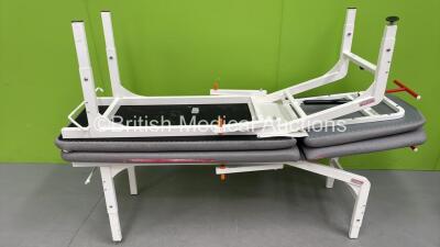 2 x acime Static Patient Examination Couches ( 1 x Uneven Leg - See Pictures)