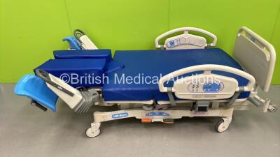 Hill-Rom Affinity 4 Electric Birthing Bed Model P3700B000112 with Stirrups and Mattress (Powers Up) *S/N K048AA0749*