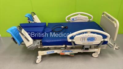 Hill-Rom Affinity 4 Electric Birthing Bed Model P3700B000112 with Stirrups and Mattress (Powers Up) *S/N K044AA0726*