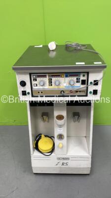 Eschmann DS402-RS Electrosurgical / Diathermy Unit in Eschmann RS Stand with 2 x Footswitches (Unable to Power Test Due to Damaged Plug)