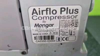 Job Lot Including 6 x Mangar Airflo MK2 Compressors, 1 x Mangar Airflo Plus Compressor and 2 x Mangar ELK Remotes - 7