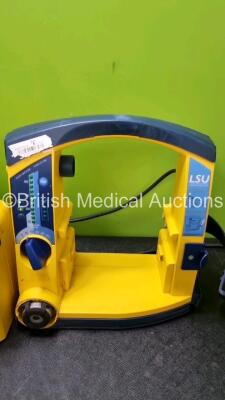 2 x Laerdal LSU Suction Units (Both Power Up Both with Damage - See Photos) and 1 x OB 2012 Suction Unit with Suction Cup - 2