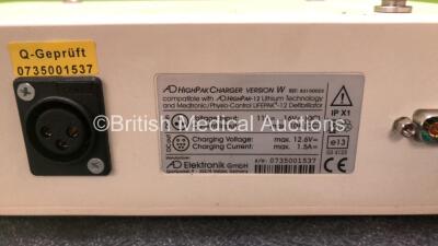 AD HighPak Defibrillator Charger (Untested Due to No Power Supply) *SN 0735001537* - 3