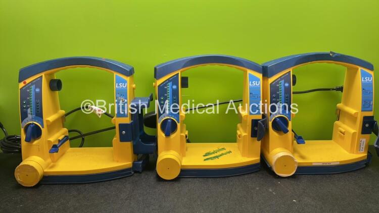 3 x Laerdal LSU Suction Units (All Power Up) *SN 78411360872, 78010665552, 78132151209*