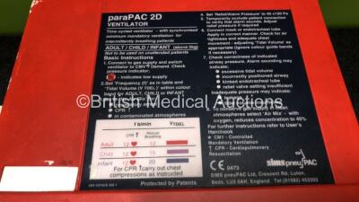 SIMS Pneupac paraPAC 2D Ventilator - 3