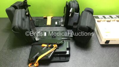 Job Lot Including 2 x Lifepak Defibrillator Cases and 1 x Medtronic Battery Support System 2 Charging Unit (Powers Up with Loose Power Input Port) - 4