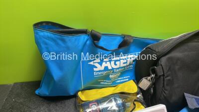 Mixed Lot Including 1 x Sager Emergency Traction Splint, 2 x BP Meters and 1 x Carry Bag - 2