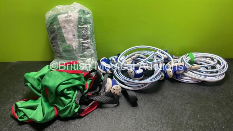 Mixed Lot Including 3 x Hoist Slings and 8 x N20/02 Hoses with Valves