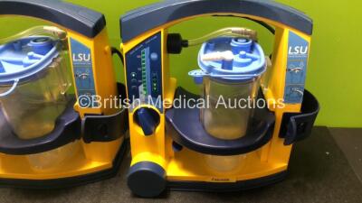 3 x LSU Laerdal Suction Units with 3 x Cups and 3 x Batteries (All Power Up) - 4