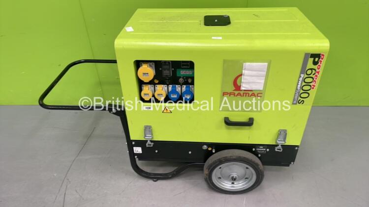 Pramac Protech P6000 Generator - Running Hours 30 *S/N PWR0046456*