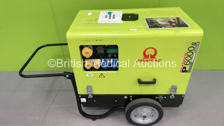 Pramac Protech P6000 Generator - Running Hours 13 *S/N PWR0046467*