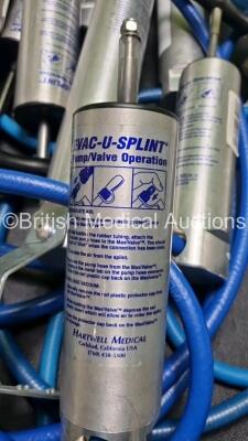 18 x Hand Pumps for Hartwell Medical Evac-U-Splint (1 x with Missing Pump Handle) - 3