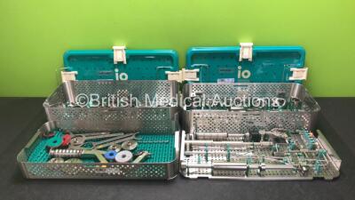 2 x International Orthopaedics Sets in Trays (Incomplete - See Photos)