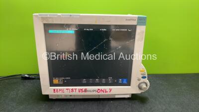 Philips IntelliVue MP70 Anesthesia Patient Monitor (Powers Up with Cracked Screen-See Photo) *SN DE8438447*