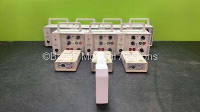 Mixed Lot Including 7 x APC Medical Model 4170 Bedside Monitors, 3 x Pemlon Multi Function Pressure Failure Alarms and 1 x GE M1024982 Module